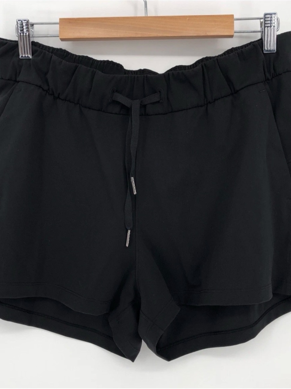 Black Lululemon Women's Drawstring Lounge Shorts